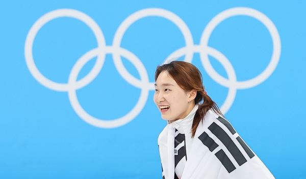 최민정이 쇼트트랙 일정 마지막 날 여자 1500m에서 금메달을 수확했다. [사진=연합뉴스]